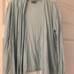 Light Blue open front cardigan